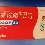 TADACIP 20mg  4 TAB cipla genx