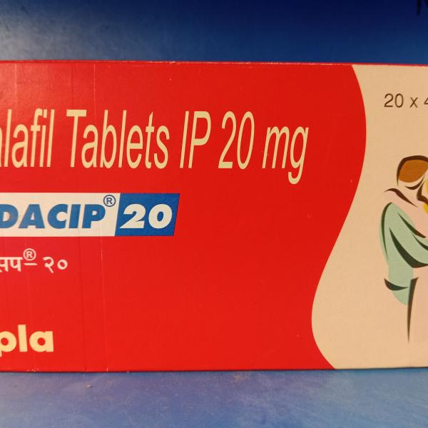 TADACIP 20mg  4 TAB cipla genx